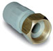 Transition coupling FIP PP - brass
